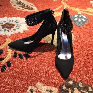 Adrianna Papell Pumps with Jeweled Ankle strap